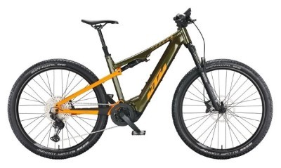Електровелосипед KTM MACINA CHACANA 792 рама L/48, зелено-помаранчевий, 2022