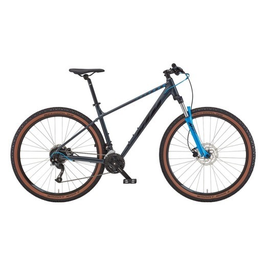 Велосипед KTM CHICAGO 271 27.5&quot; рама М/43 сірий (чорно/синій) 2022/2023 — 