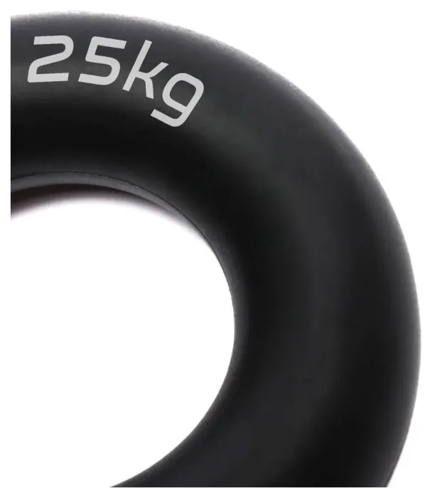 Эспандер кистевой силиконовый PowerPlay PP-4324 Hand Grip Ring Hard 25 кг. Черный