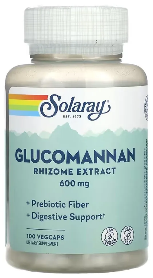 Glucomannan Rhizome Extract 600mg - 100 vcaps (DSN_2023-10-6720)