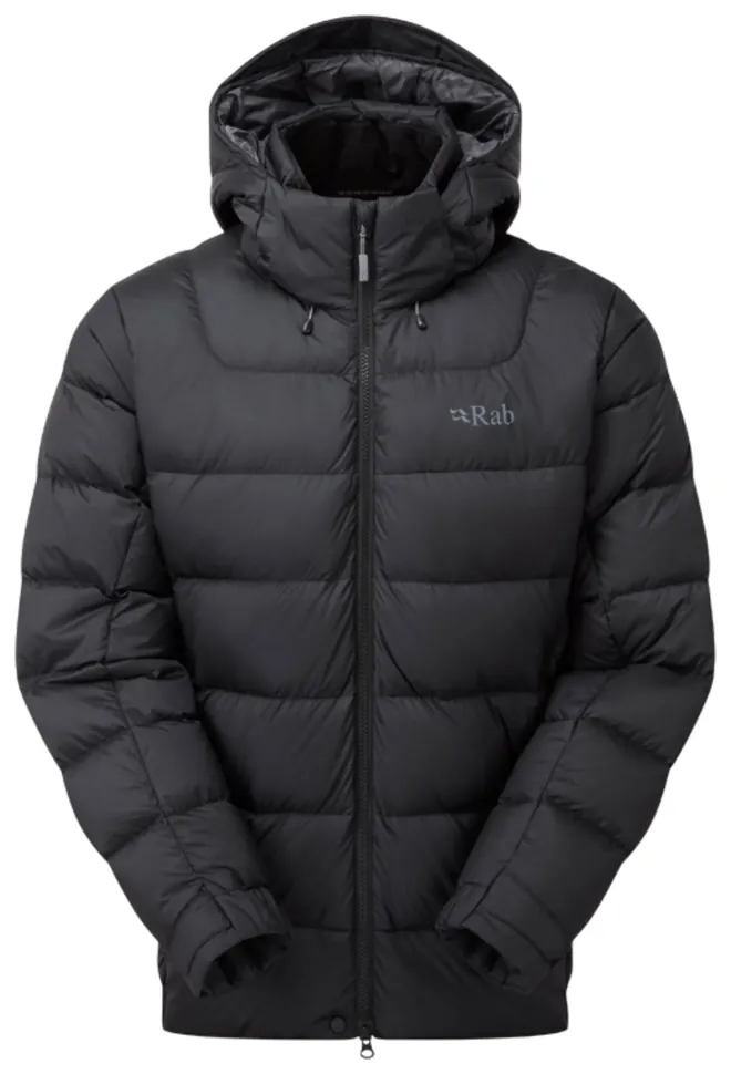 Зимова чоловіча куртка Rab Ascent Jacket, Black (L)