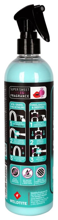 Силиконовая защита и блеск Weldtite 03042 Silicone Slick 'N' Shine для ног вилок и покрышек, спрей, 400мл