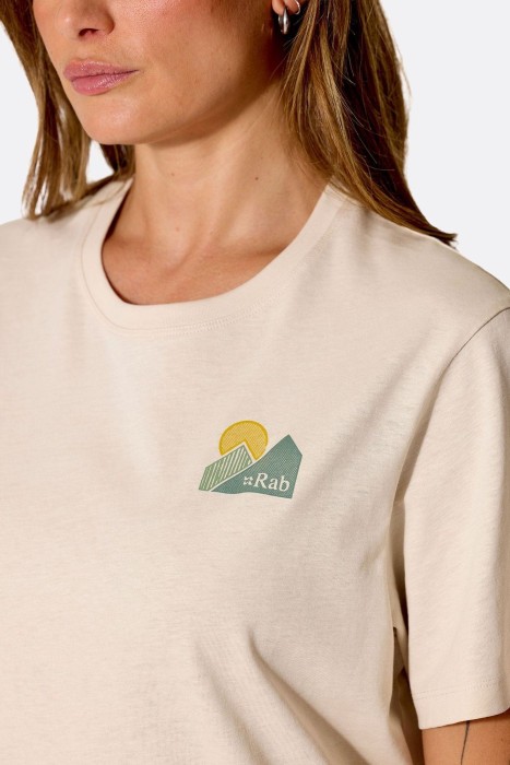 Футболка жіноча Rab Stance Vista Tee, Ecru