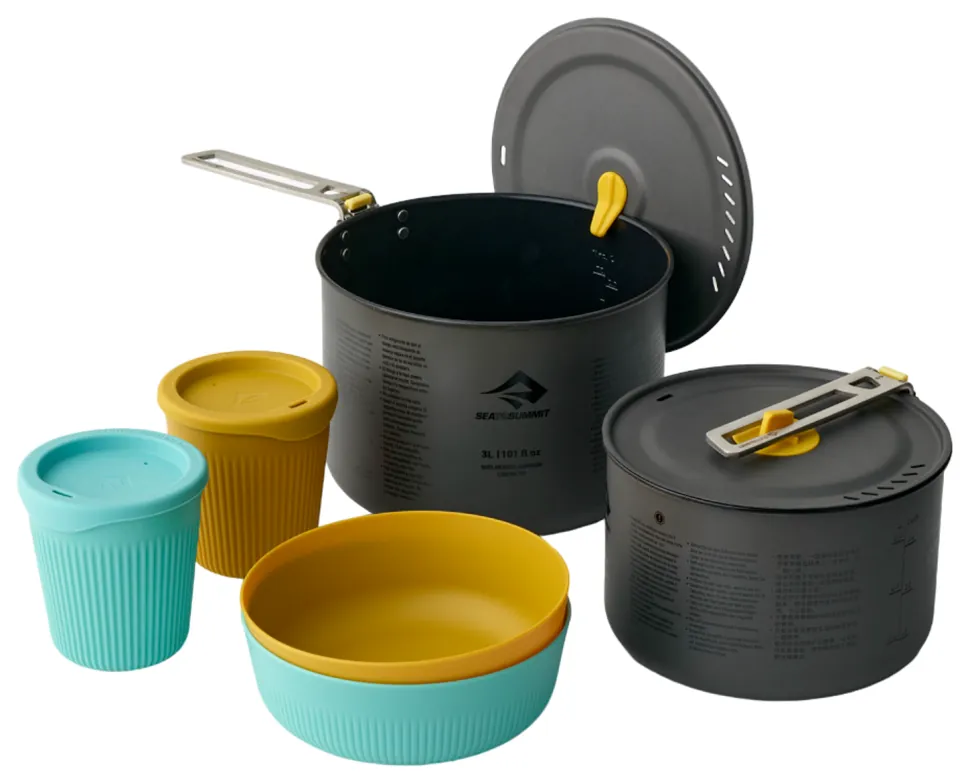 Набір посуду Sea to Summit Frontier UL Two Pot Cook Set, 6 предметів, на 2 персони (SHM_STS ACK027031-122103)