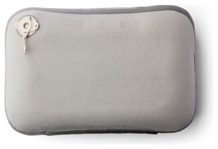 Подушка надувная Sea to Summit Aeros Down Pillow, Regular, 12x34x24см, Neutral Grey