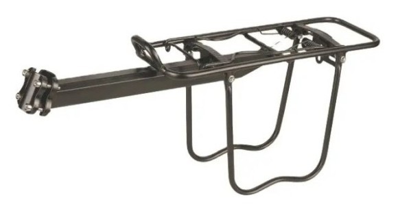 Багажник 24-29" AL консольний чорн. KAIWEI KW-620-10 з бортами (черн.), укр