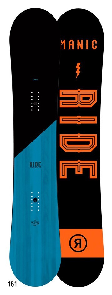 Сноуборд Ride Manic 158 Black/Blue/Orange (12A0022.1.1.), укр, укр