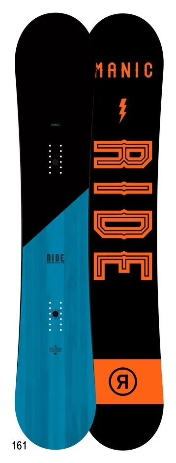 Сноуборд Ride Manic 158 Black/Blue/Orange (12A0022.1.1.) (158 см black)
