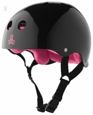 Шолом Triple8 Sweatsaver Helmet Black/Pink (L)