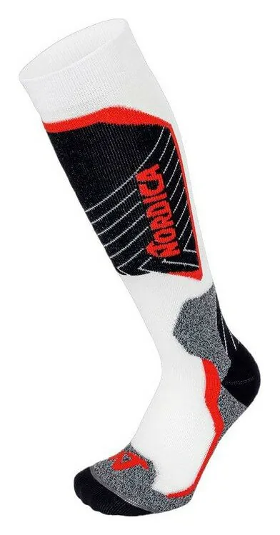 Носки для туризму дитячі Nordica TECH JUNIOR 31-34 White/black/red (12703) (31-34 black, red, white)
