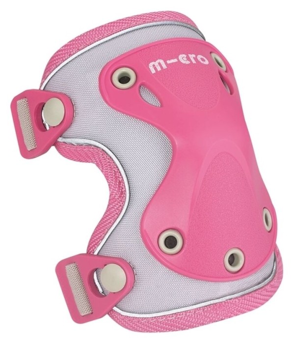 Захисний комплект налокітники та наколінники MICRO - РОЖЕВИЙ (лік. 15-19 сm, кол. 21-27 сm, S.), укр, укр