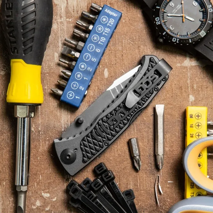 Розкладний ніж SOG SideSwipe, Grey TiNi