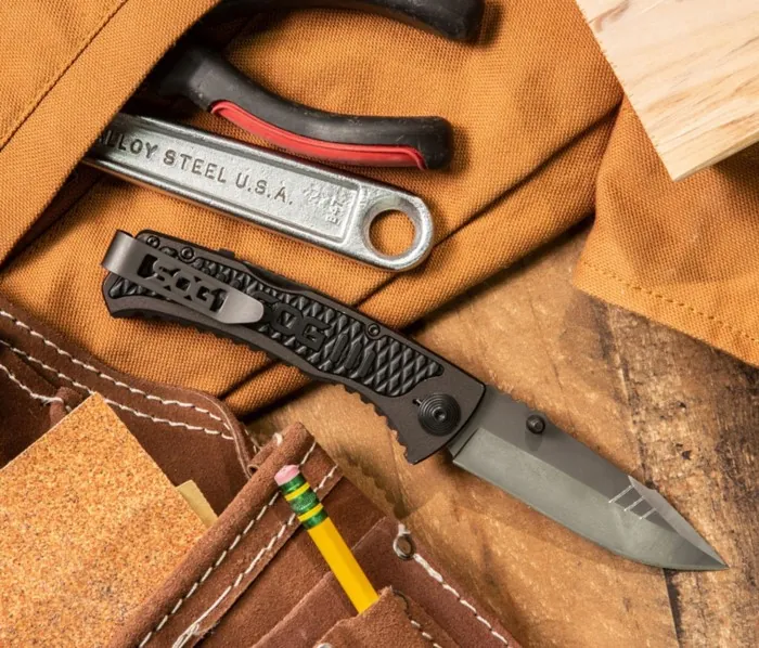 Розкладний ніж SOG SideSwipe, Grey TiNi