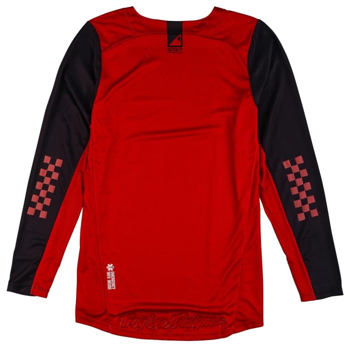 Мото джерсі TLD SCOUT GP JERSEY; BIG LEE [BLACK / BURNT ORANGE] XXL