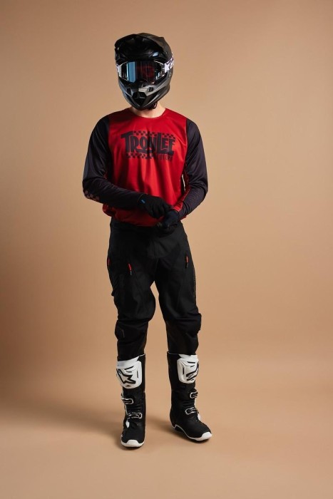 Мото джерсі TLD SCOUT GP JERSEY; BIG LEE [BLACK / BURNT ORANGE] XXL