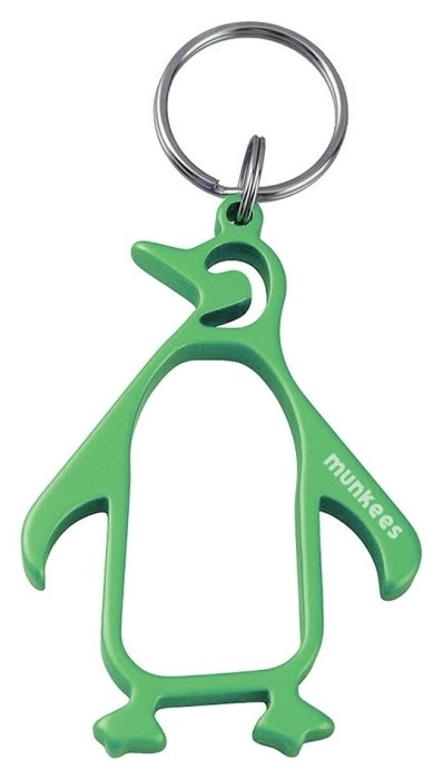 Munkees 3430 брелок-відкривальник Penguin grass green, укр, укр