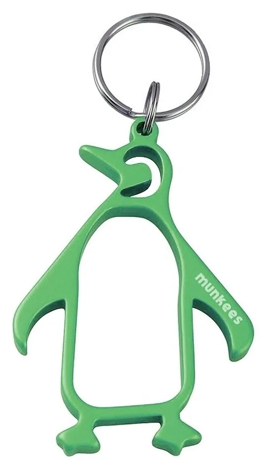 Munkees 3430 брелок-відкривальник Penguin grass green (3430-GG)