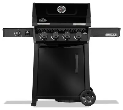 Газовый гриль Napoleon Freestyle 425 с боковой горелкой черный F425DSBPK-1-UA