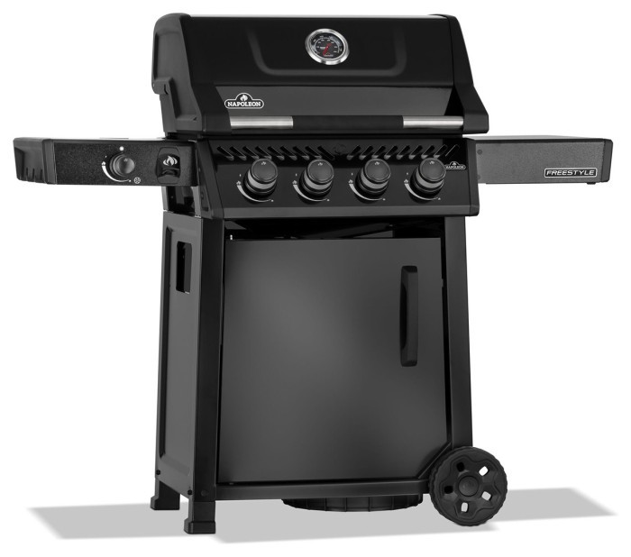 Газовый гриль Napoleon Freestyle 425 с боковой горелкой черный F425DSBPK-1-UA