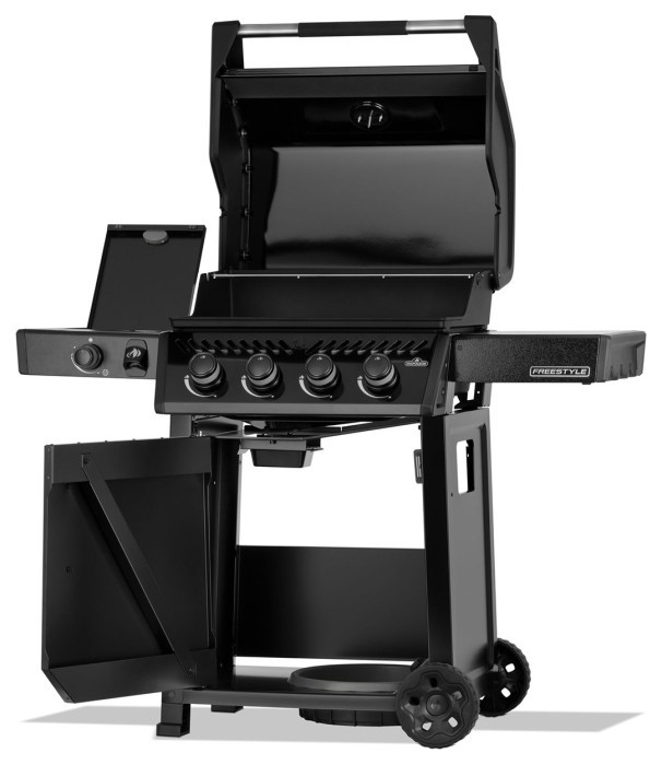 Газовый гриль Napoleon Freestyle 425 с боковой горелкой черный F425DSBPK-1-UA
