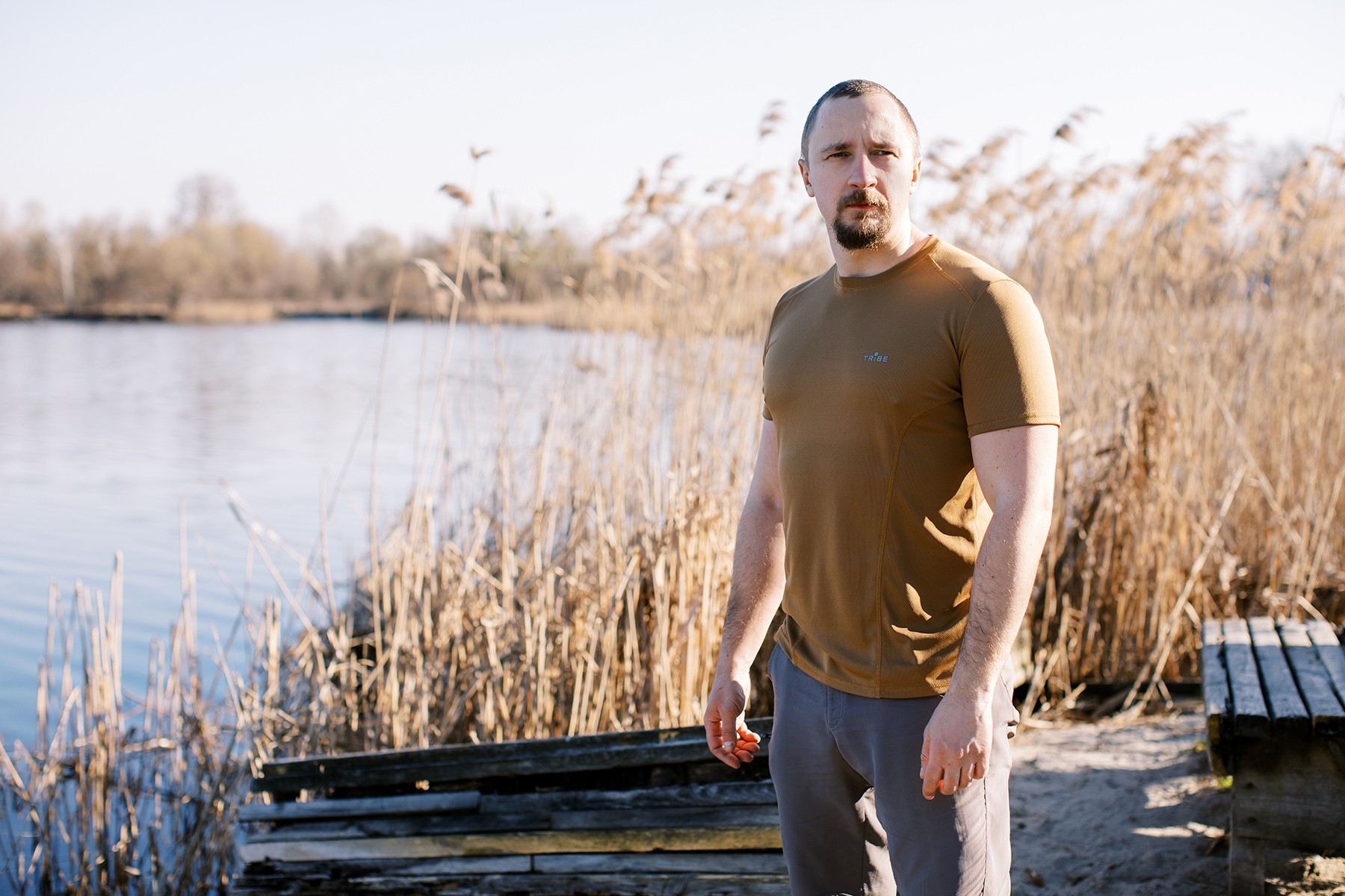 Футболка Tribe CoolpaS S T-KI-0006-coyote, укр, укр