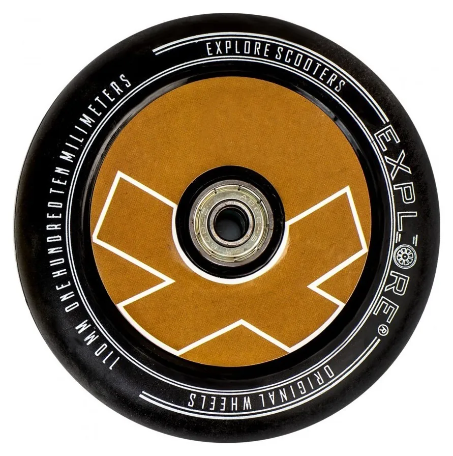 Колесо для трюкових самокатів Explore SCOOTER WHEEL 110 Gold (EXP_5809)