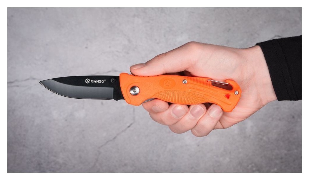 Нож складной Ganzo G611 оранжевый
