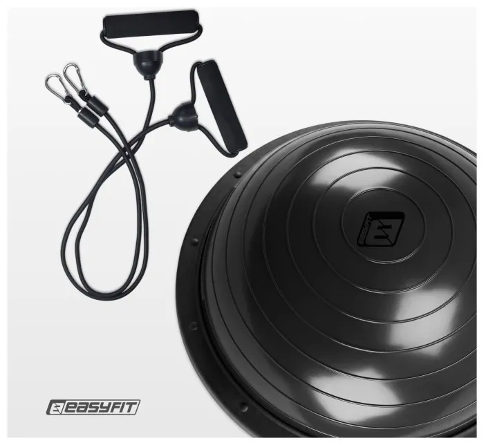 Балансувальна платформа EasyFit BOSU 60 см чорна