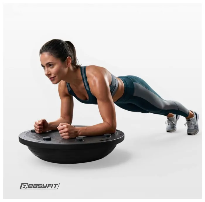 Балансувальна платформа EasyFit BOSU 60 см чорна