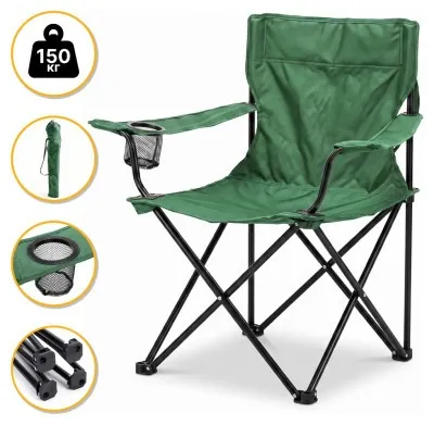 Розкладне туристичне крісло LEOBRO Lite Green (LB-1076)