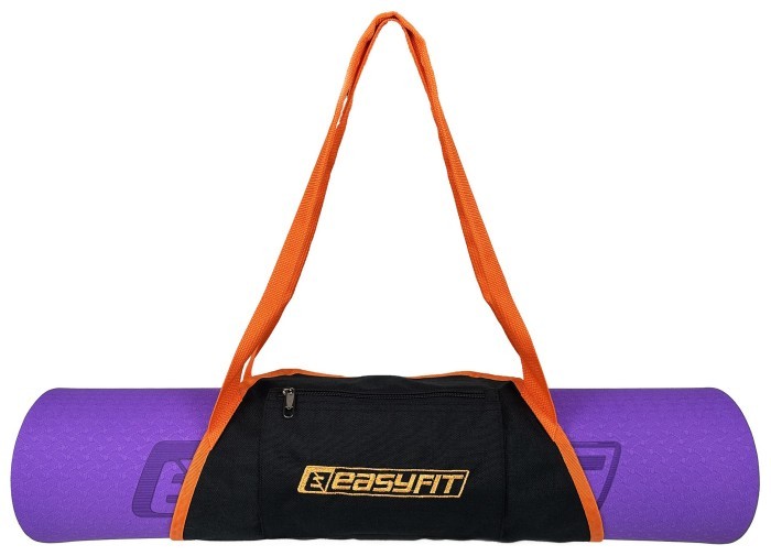 Сумка-переноска EasyFit для йога-килимка Помаранчева, укр, укр