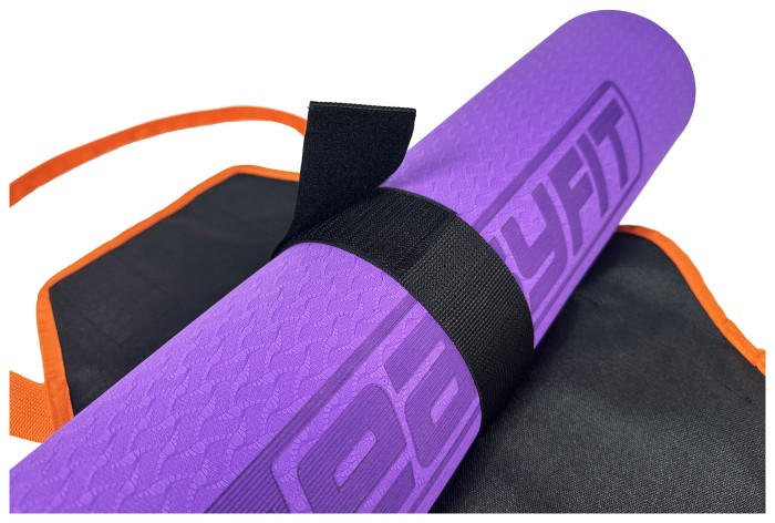 Сумка-переноска EasyFit для йога-килимка Помаранчева