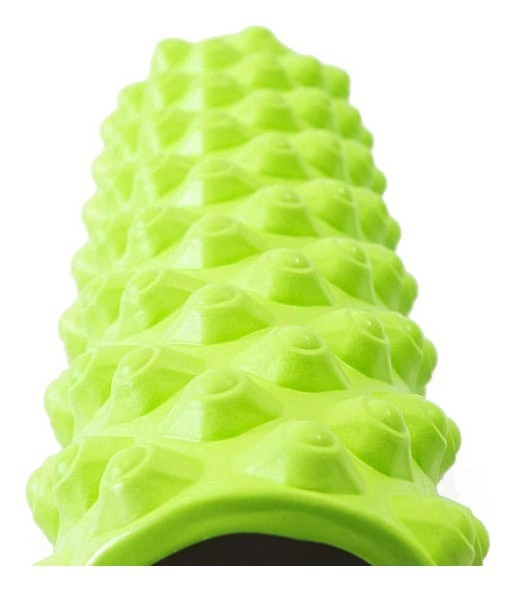 Масажний ролик EasyFit Grid Roller Extreme 45 см Салатовий