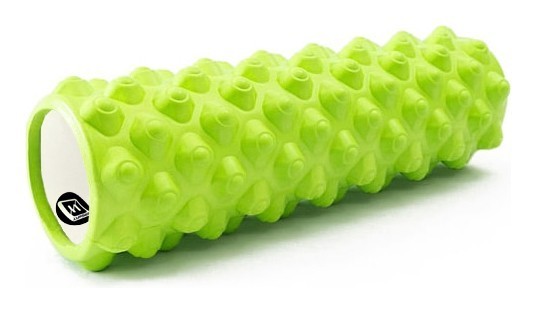 Масажний ролик EasyFit Grid Roller Extreme 45 см Салатовий