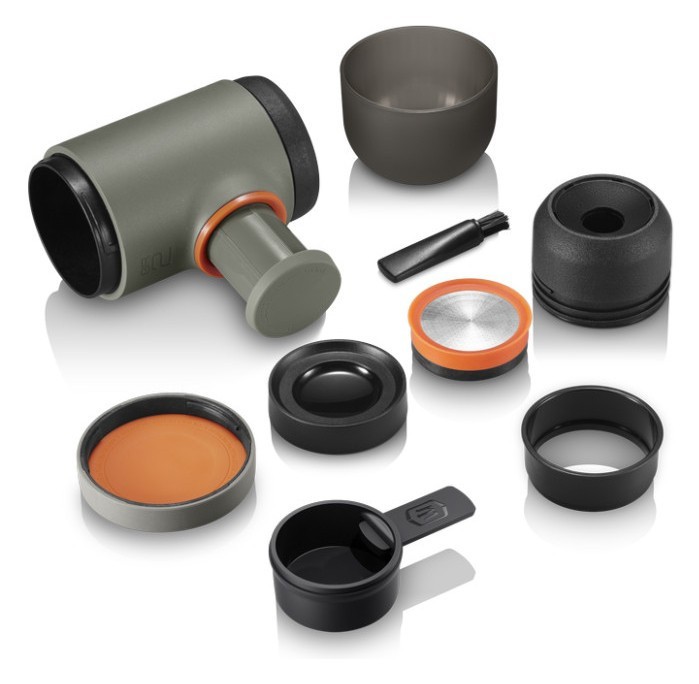 Портативная эспрессо-кофеварка Wacaco Minipresso GR2, механическая, для молотого кофе