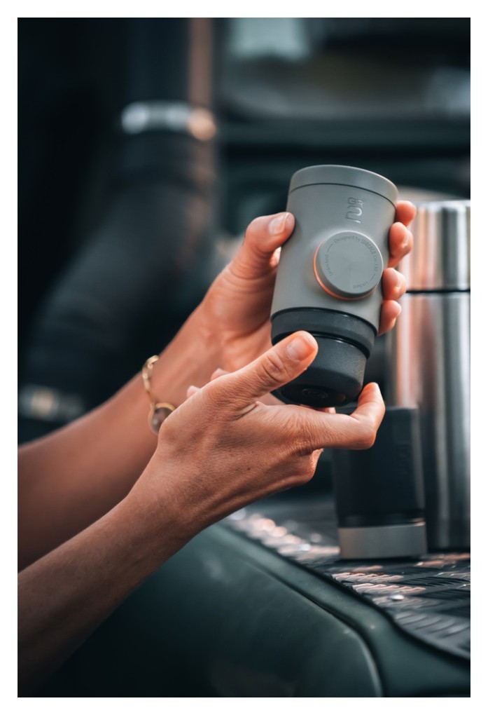 Портативная эспрессо-кофеварка Wacaco Minipresso GR2, механическая, для молотого кофе