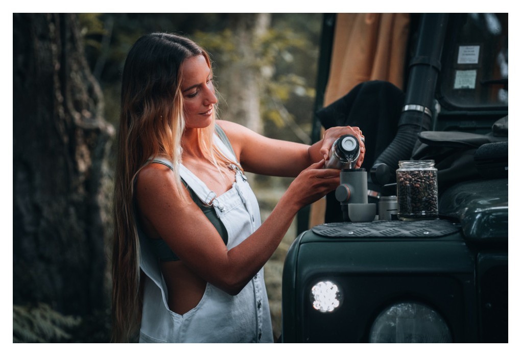 Портативная эспрессо-кофеварка Wacaco Minipresso GR2, механическая, для молотого кофе