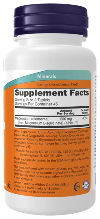 Magnesium Glycinate - 90 tabs