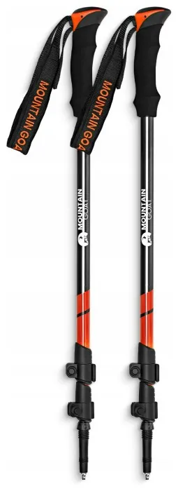 Трекинговые палки Mountain Goat Peak+ 65-135 см Black/Orange (P-5907739318275)