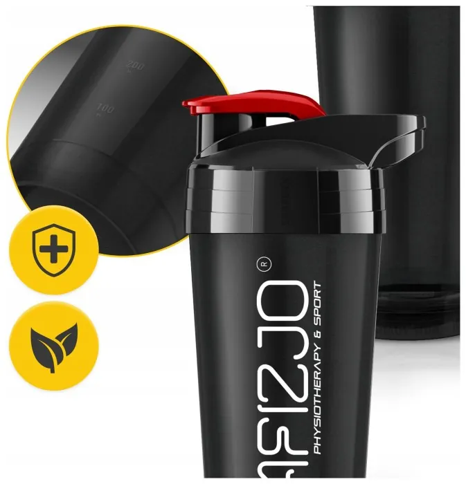 Шейкер спортивный 4FIZJO Ultra 700 мл Black/Red (P-5905973407106)