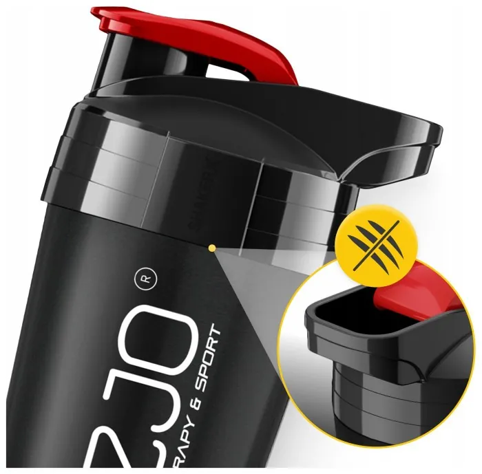 Шейкер спортивный 4FIZJO Ultra 700 мл Black/Red (P-5905973407106)