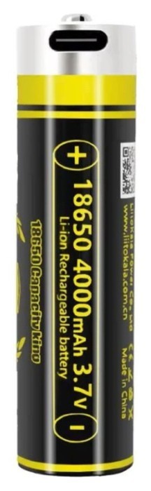 Аккумулятор LiitoKala USB-King4000 18650 на 4000 mAh с USB
