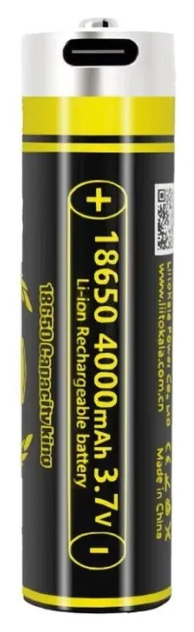 Акумулятор LiitoKala USB-King4000 18650 на 4000 mAh з USB (FNR_USBKing4000)