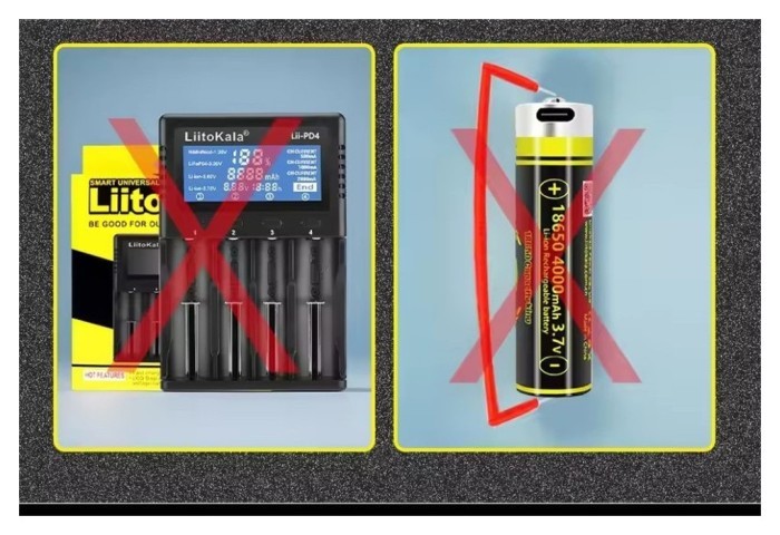 Аккумулятор LiitoKala USB-King4000 18650 на 4000 mAh с USB