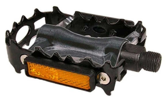 Педалі для велосипеда Cycledesign ATB PLACTIC Black (PD1768), укр
