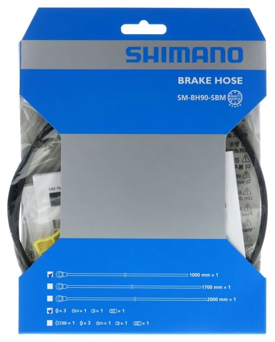 Гідролінія Shimano ( ISMBH90SBMLL100A ) DEORE XT SM-BH90-SBM-LL для диск.гальм. 1000мм 2023