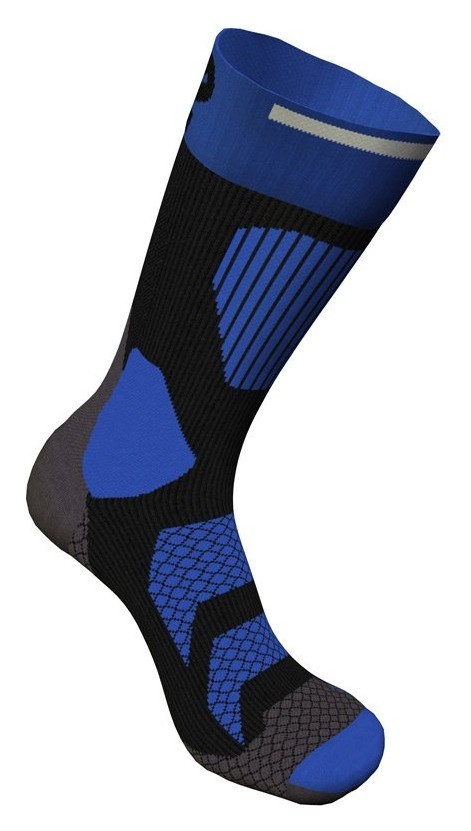 Носки для туризму чоловічі K2 TECH IN-LINE SKATING 39-42 Black/royal blue (12712), укр, укр