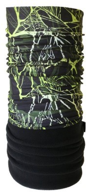 Бандана-бафф многофункциональная Level SPIDERWEB One size Black/green (LSMS21U5M)