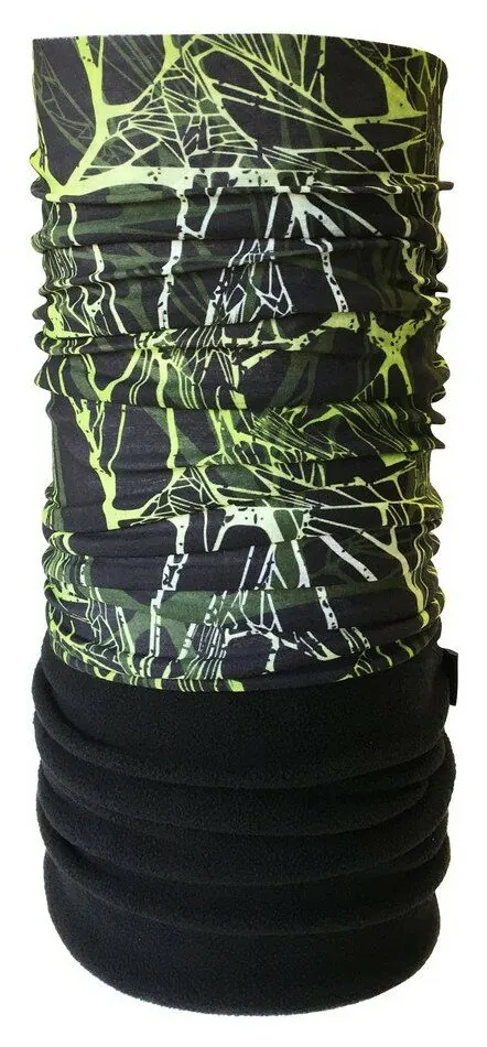 Бандана-бафф багатофункціональна Level SPIDERWEB One size Black/green (LSMS21U5M) (one size black, green)
