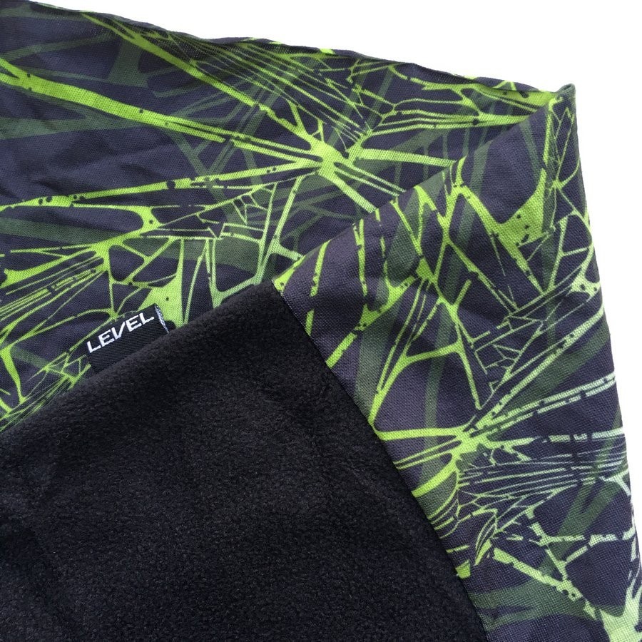 Бандана-бафф многофункциональная Level SPIDERWEB One size Black/green (LSMS21U5M)